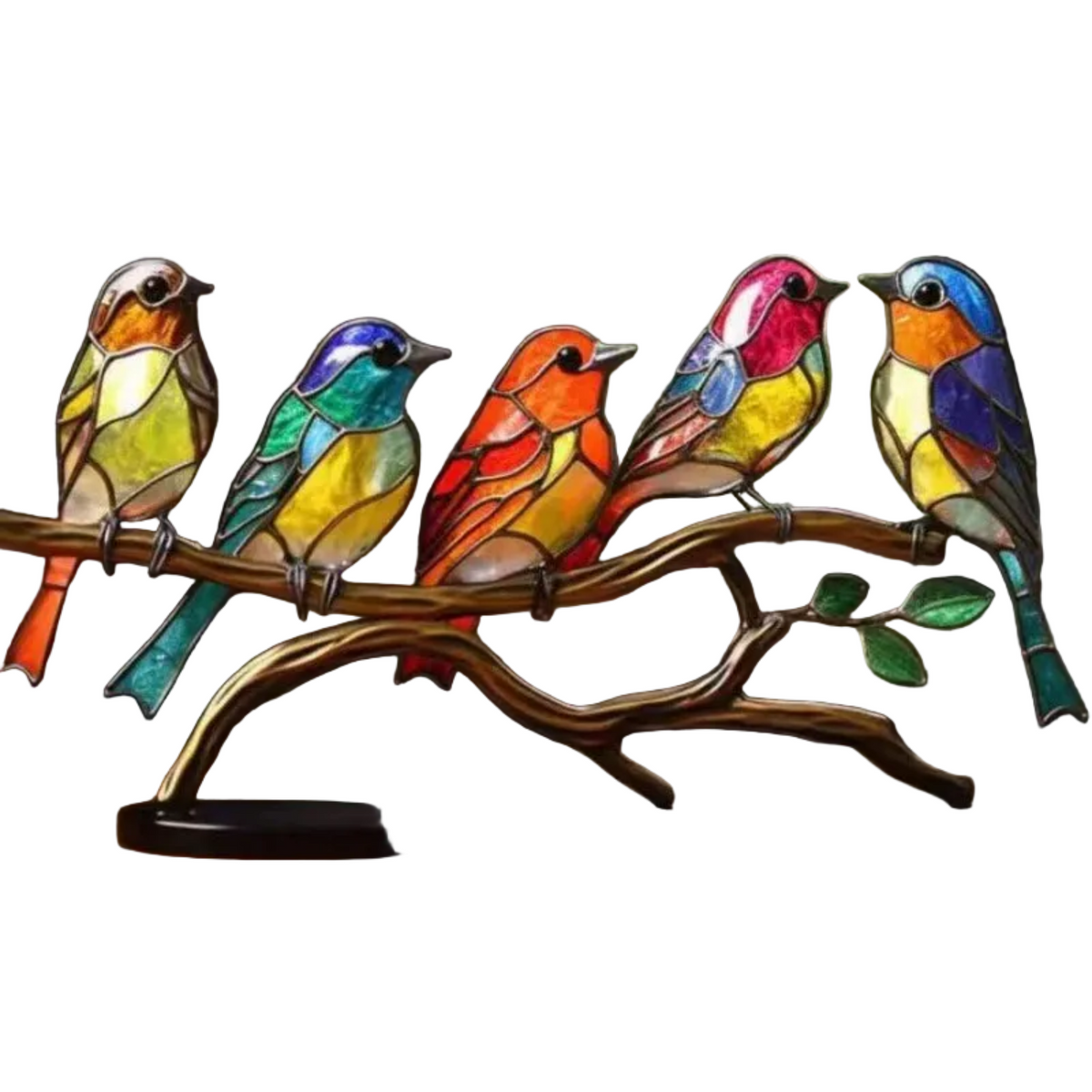 colorful acrylic bird ornaments gb