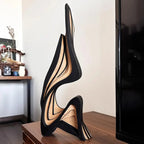 Wooden Sculpture Art Decorative Figurine Tabletop