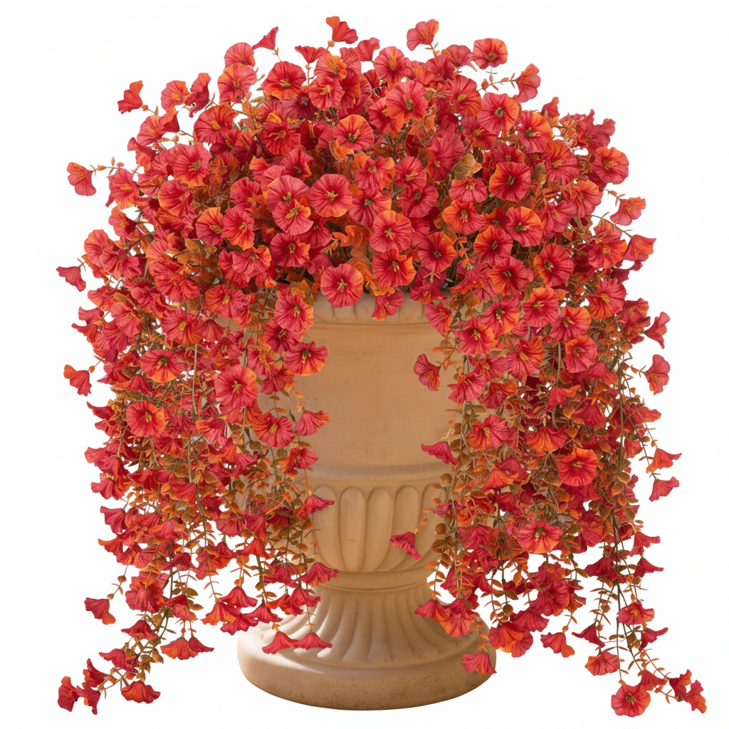 Artificial Morning Glory Flower Vine Rattan String