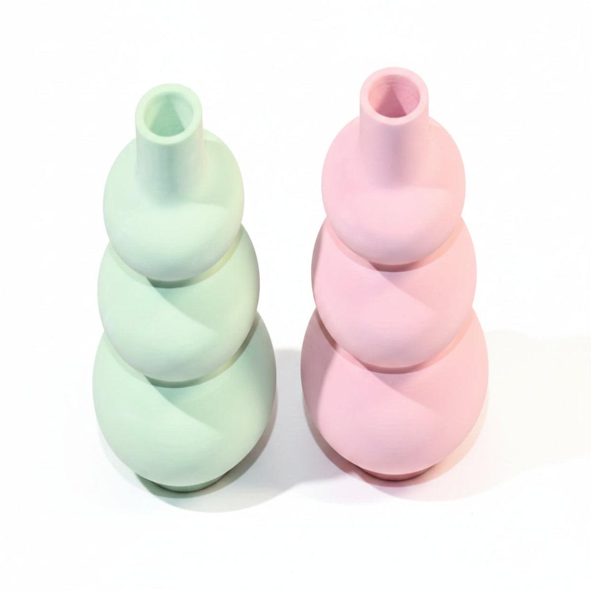 nordic round silicone vase mold 1 set