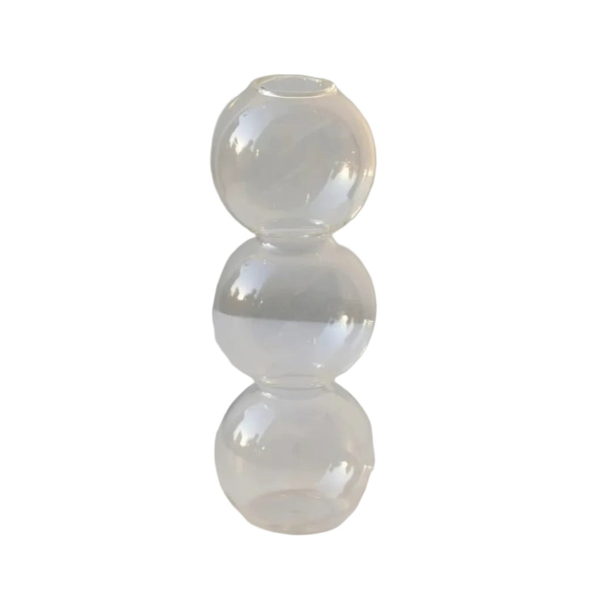  bubble glass vase transparent-s