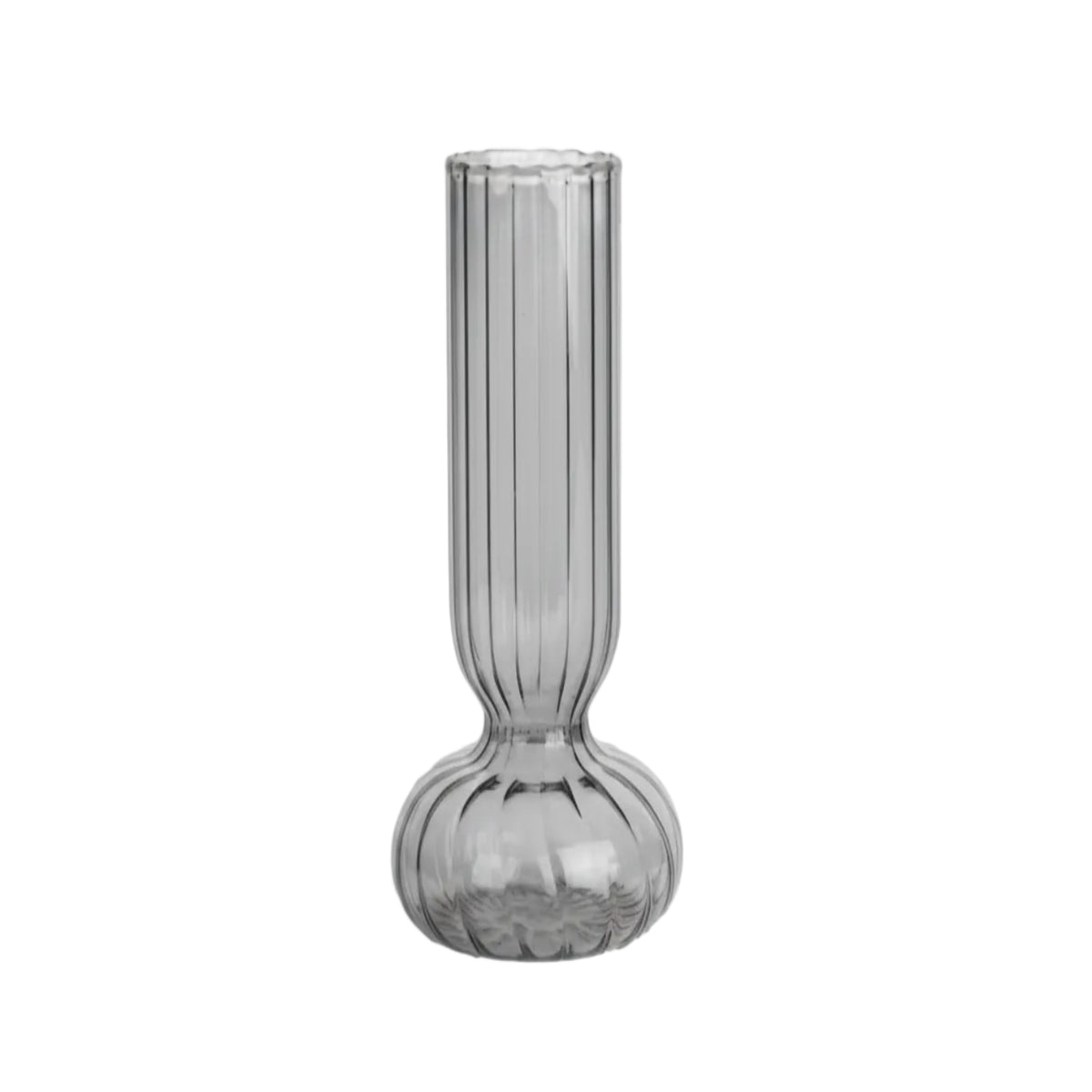 striped glass tabletop vase style e
