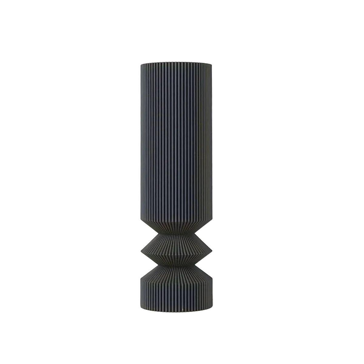 nordic black plastic vase xl