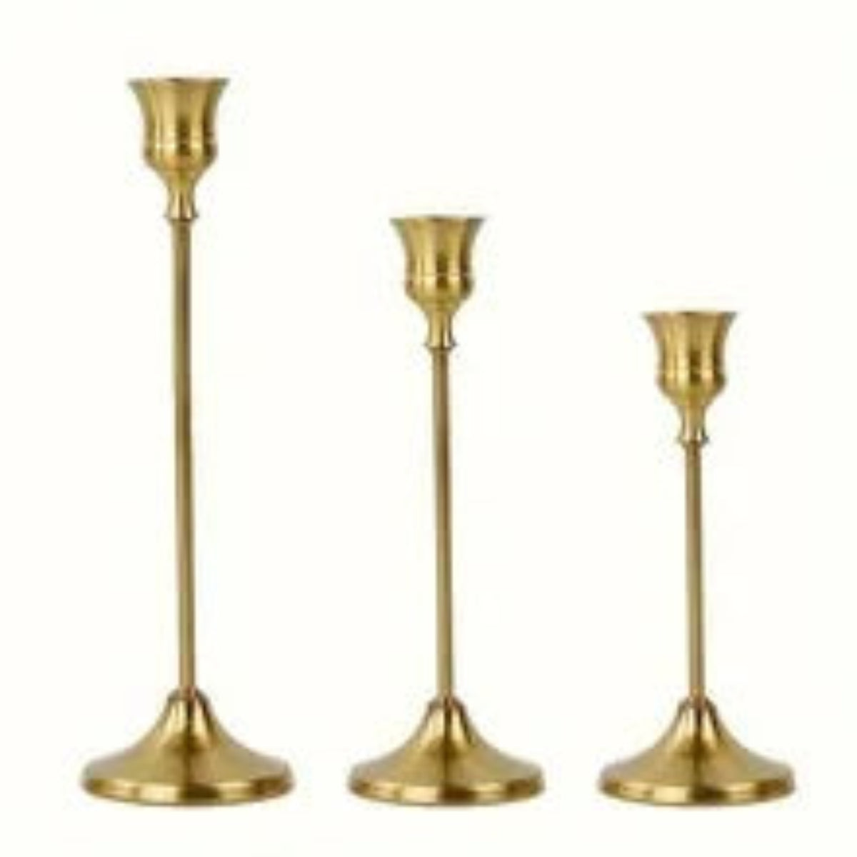 metal aluminum candle holders copper color