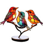 colorful acrylic bird ornaments gc